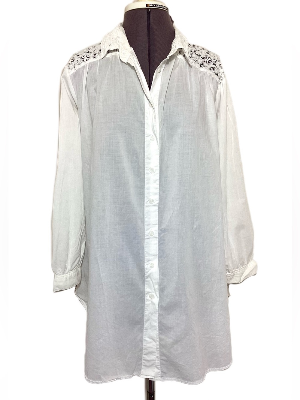 Victorias Secret Gold Label Vtg Cotton Sleep Shirt Nightgown